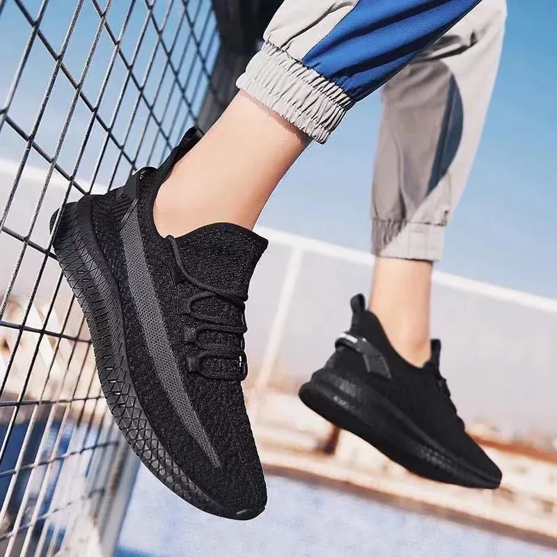 2024 Men Casual Sport Shoes Breathable Lightweight Sneakers Outdoor Mesh Running Shoes Athletic Jogging Tenis Walking Shoes