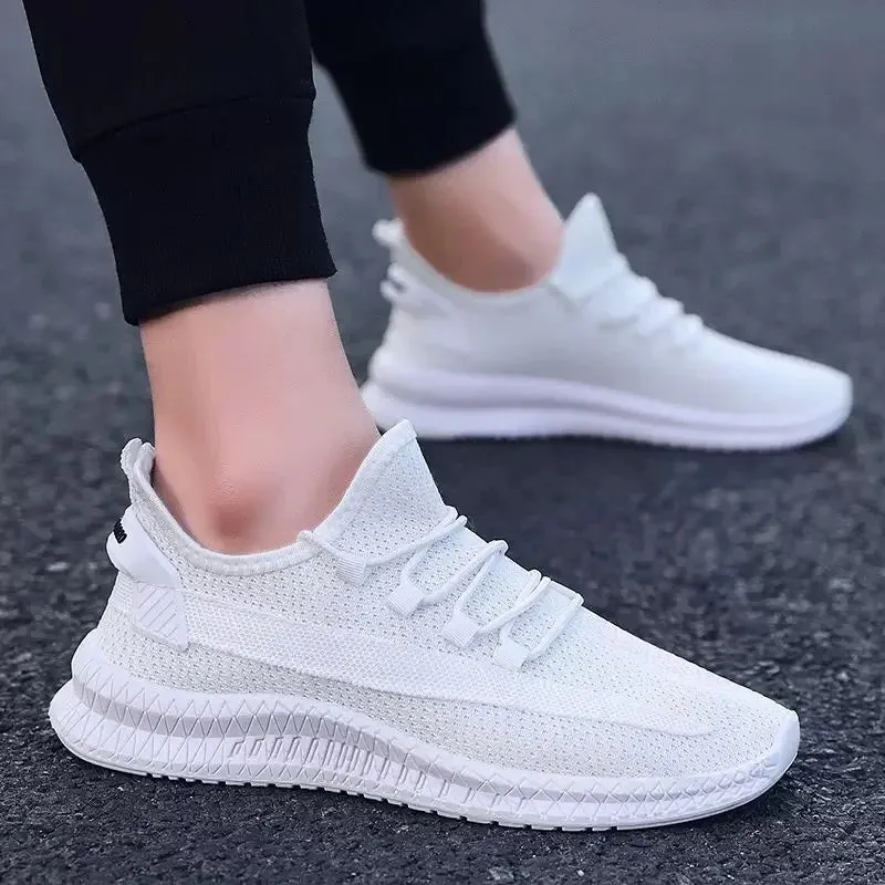 2024 Men Casual Sport Shoes Breathable Lightweight Sneakers Outdoor Mesh Running Shoes Athletic Jogging Tenis Walking Shoes