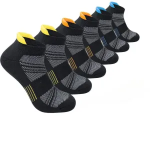 6 Pairs Ankle Support Socks For Running And Sports