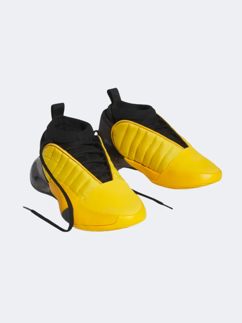 Adidas Harden Volume 7 Gs-Unisex Basketball Shoes Yellow/Black