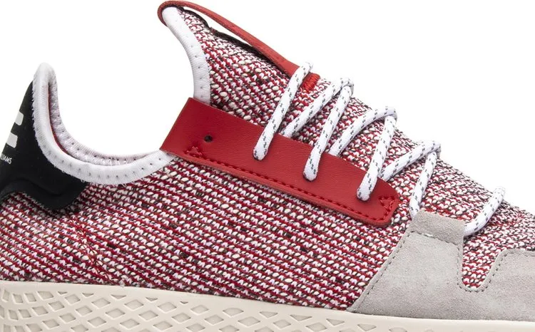 Adidas Pharrell x Tennis Hu V2 'Scarlet' Sneakers, Red