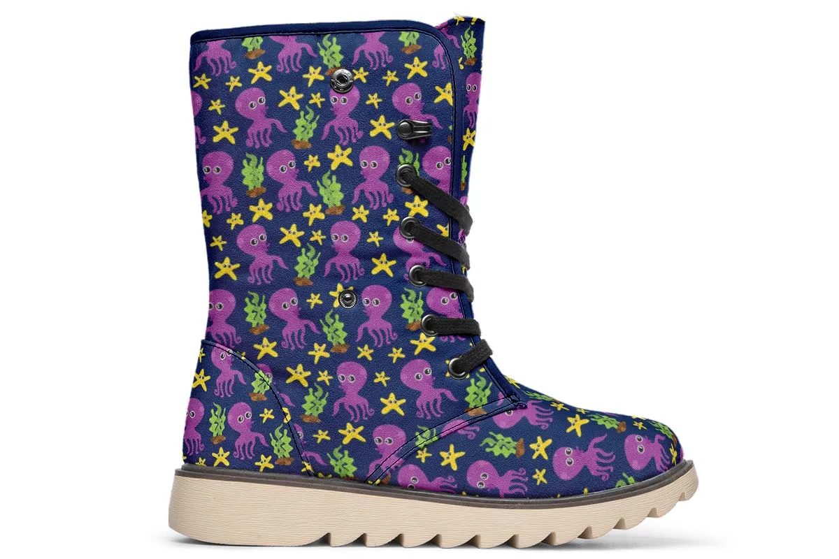 Adorable Octopus Polar Vibe Boots