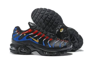 Air Max Plus Tn France Kylian Mbappe  Black Blue Red Gold Men's Running Shoes