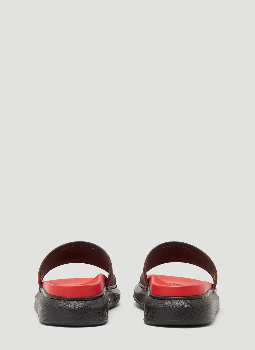 Alexander McQueen Logo Embossed Hybrid Signature Sandals