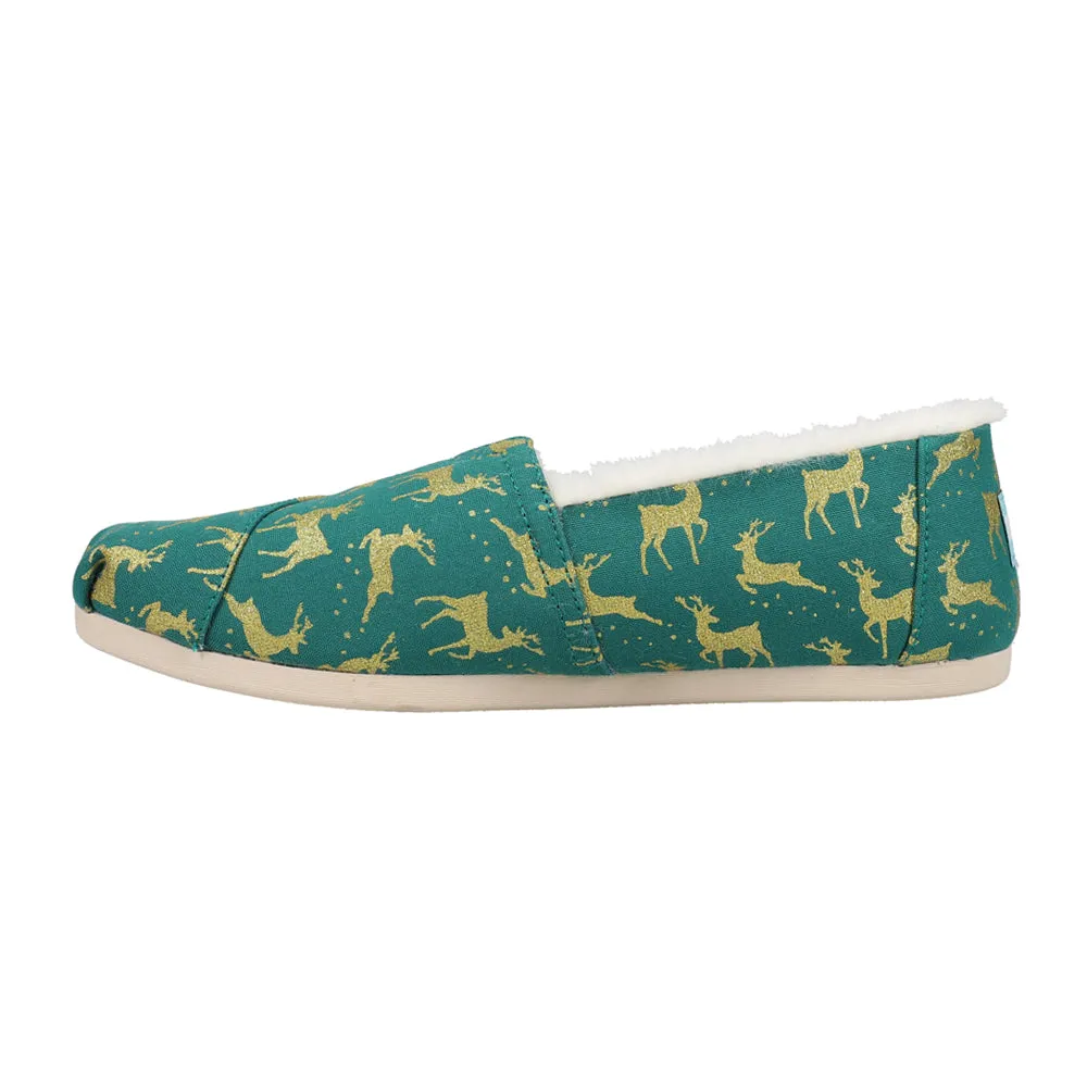 Alpargata Graphic Cozy Slip On Flats