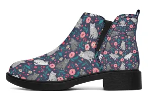 American Shorthair Cat Flower Neat Vibe Boots