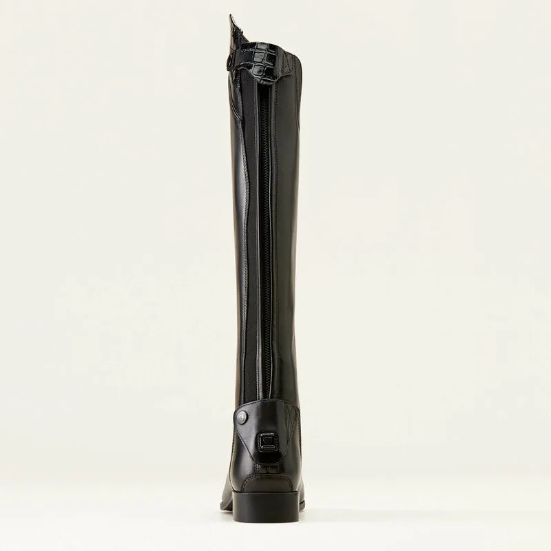 Ariat® Women's "Palisade" Show Tall Boots - Black Croc Print - LAST ONE Size 7 Regular / Medium