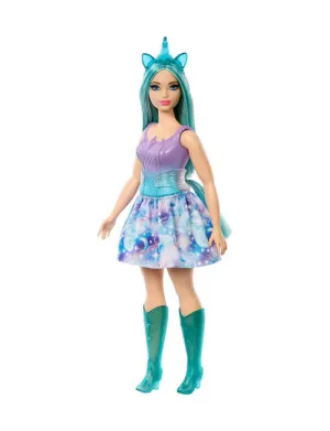 Barbie doll unicorn purple