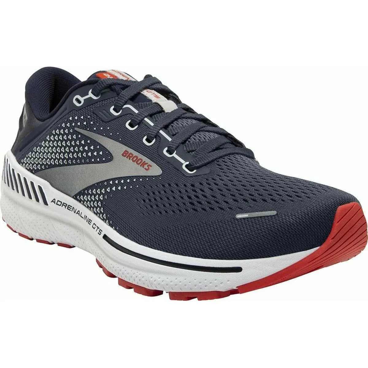 Brooks Adrenaline GTS 22 WIDE FIT Mens Running Shoes - Navy