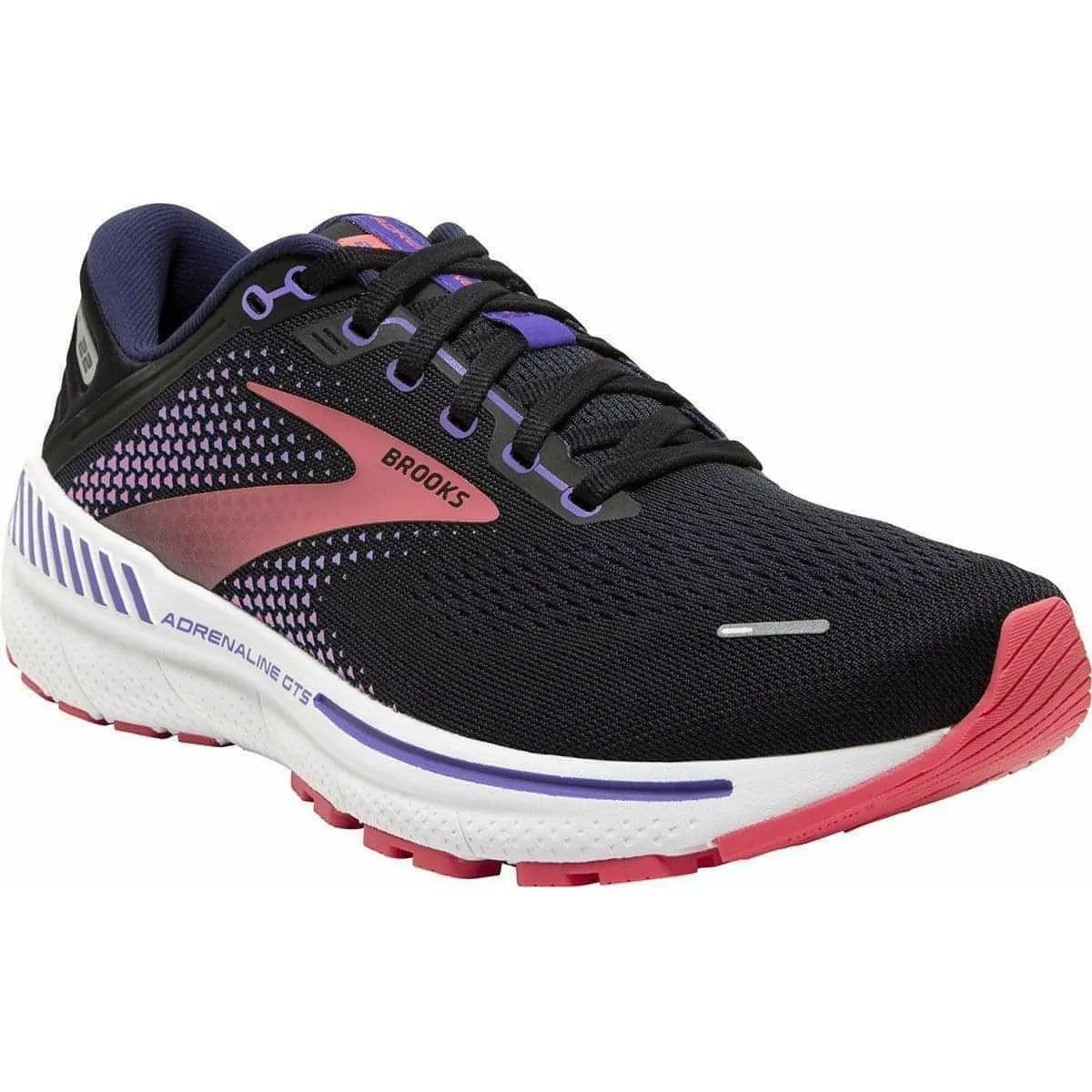 Brooks Adrenaline GTS 22 WIDE FIT Womens Running Shoes - Black