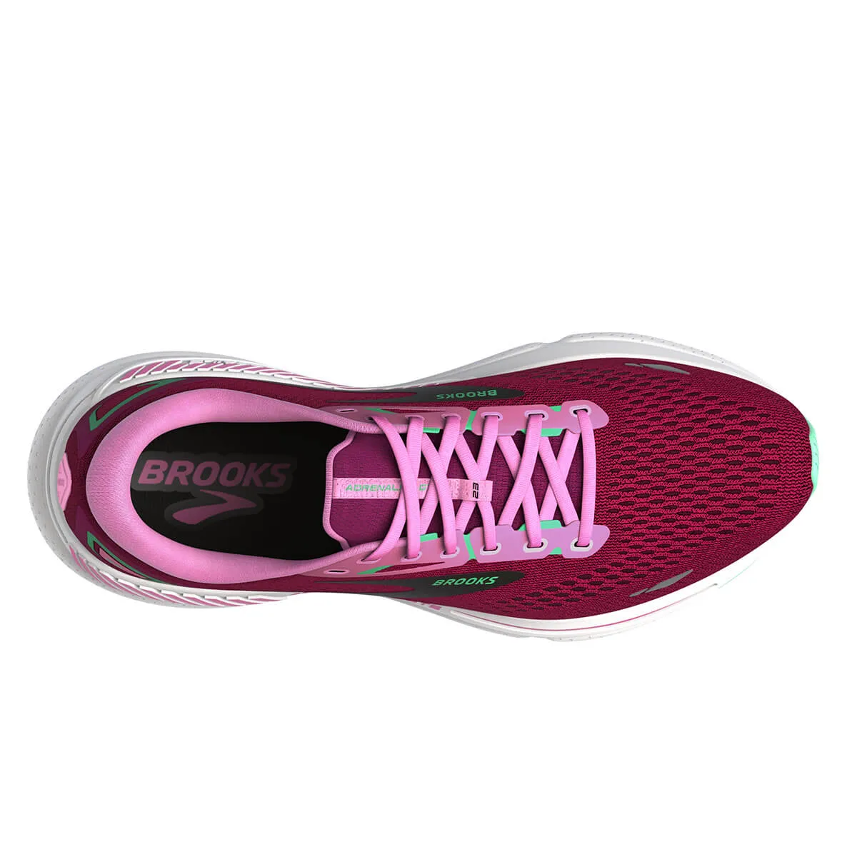 Brooks Adrenaline GTS 23 Womens | Pink/festival Fuchsia/black