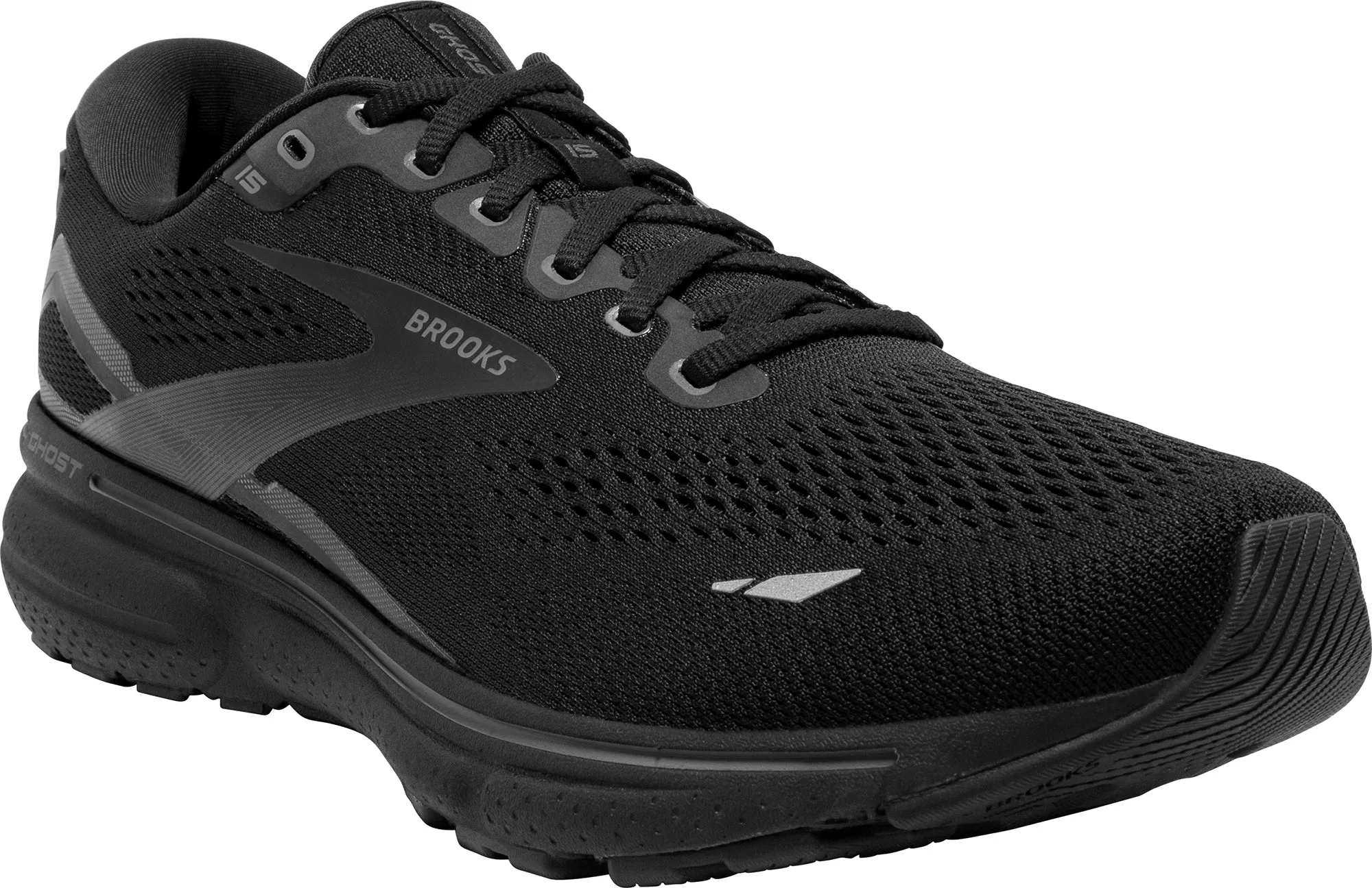 Brooks Ghost 15 Mens Running Shoes - Black