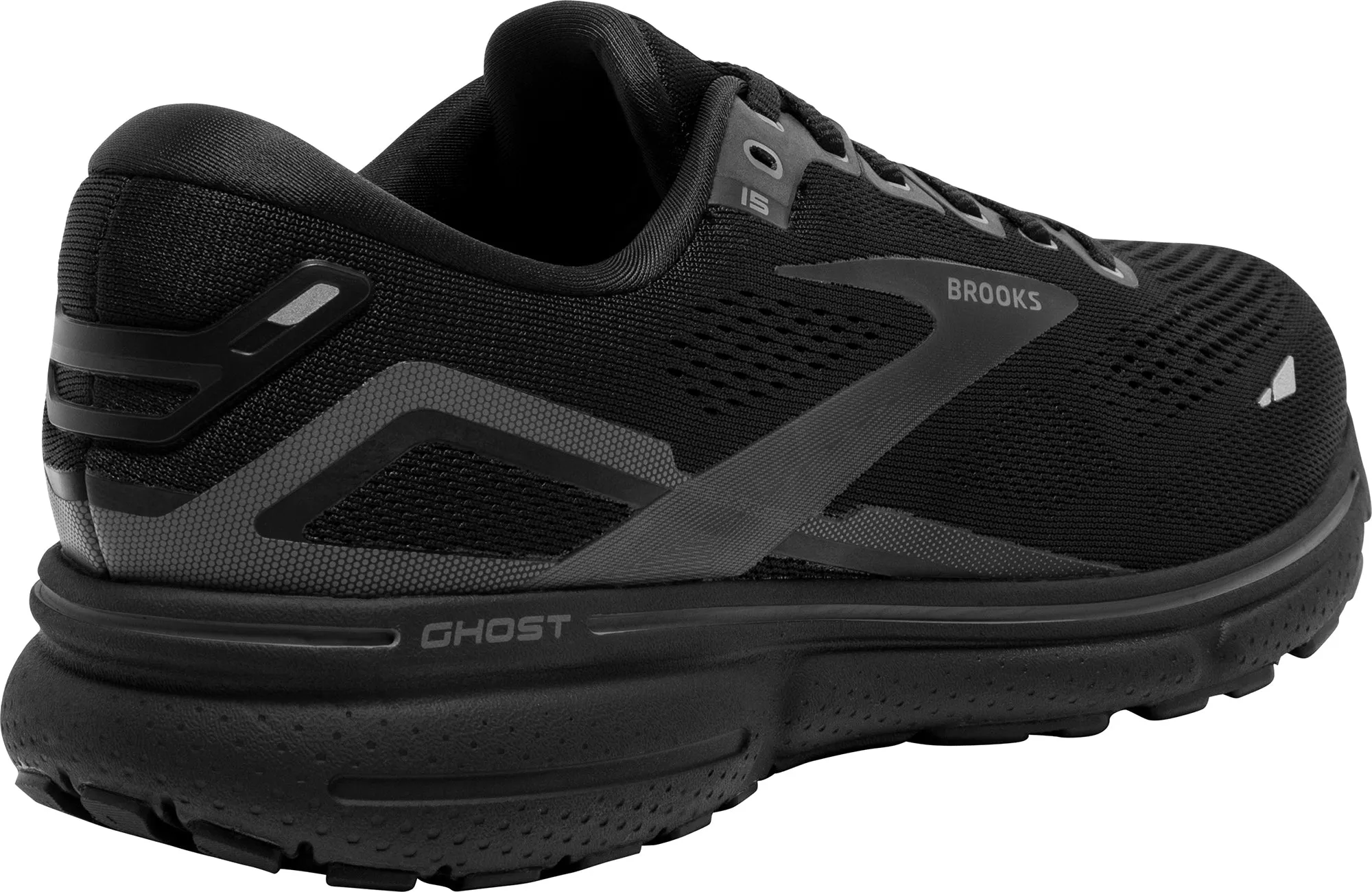 Brooks Ghost 15 WIDE FIT Womens Running Shoes - Black