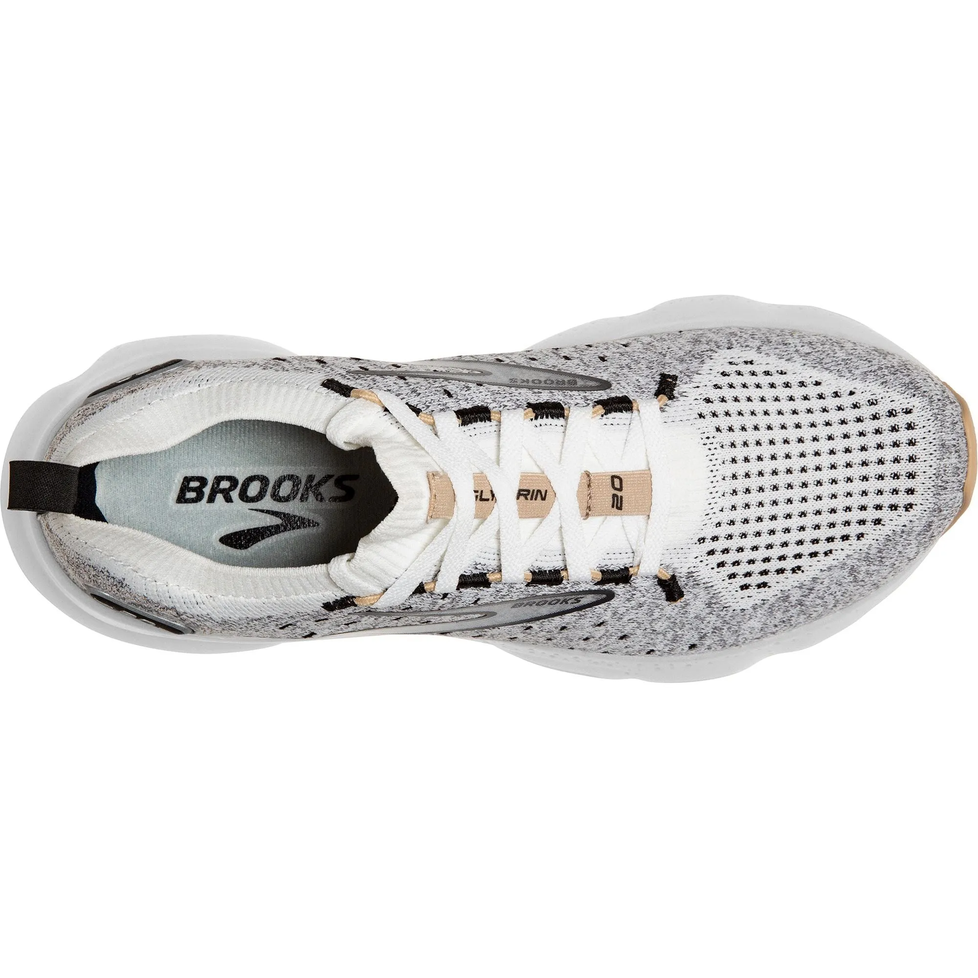 Brooks Glycerin StealthFit 20 Womens Running Shoes - White