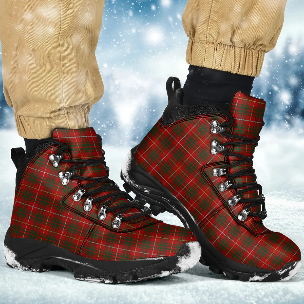 Bruce Tartan Alpine Boots