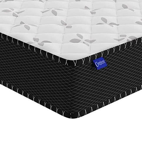 Comforto Hybrid Mattress | Queen Size Mattress | Pocket Spring with Orthopedic Memory Foam Mattress | 100 Nights Trial | 8 Inch Mattress | Medium Firm Comfort | 72x60x8 Inch