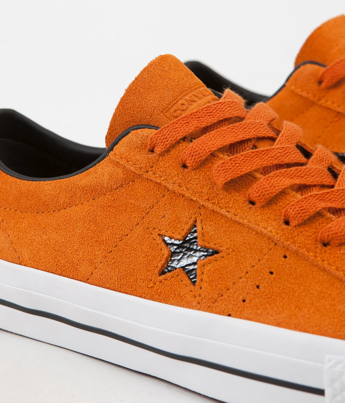 Converse One Star Pro Ox Shoes - Campfire Orange / Black / White