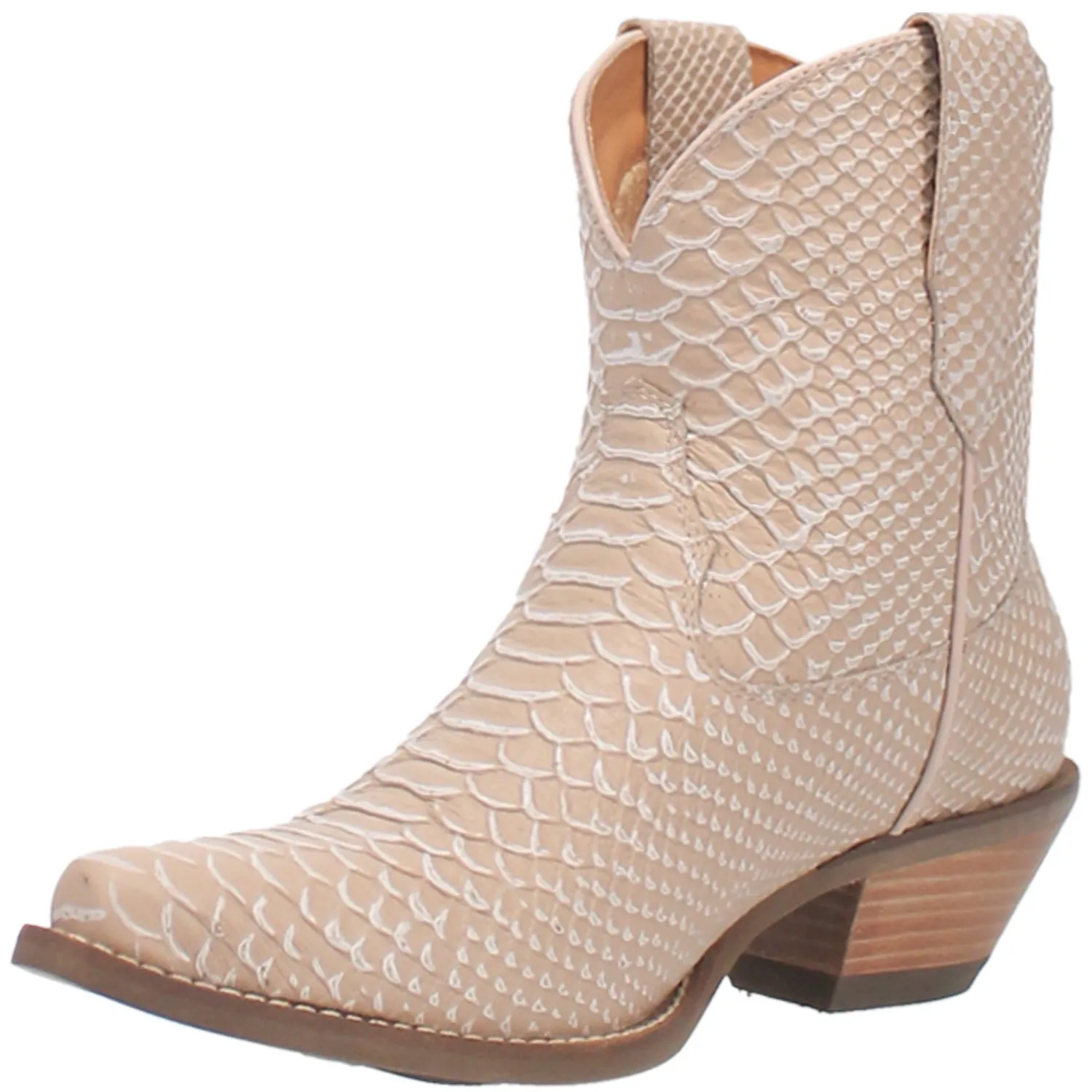 Dingo Womens Sorta Sweet Bootie Sand Leather Fashion Boots