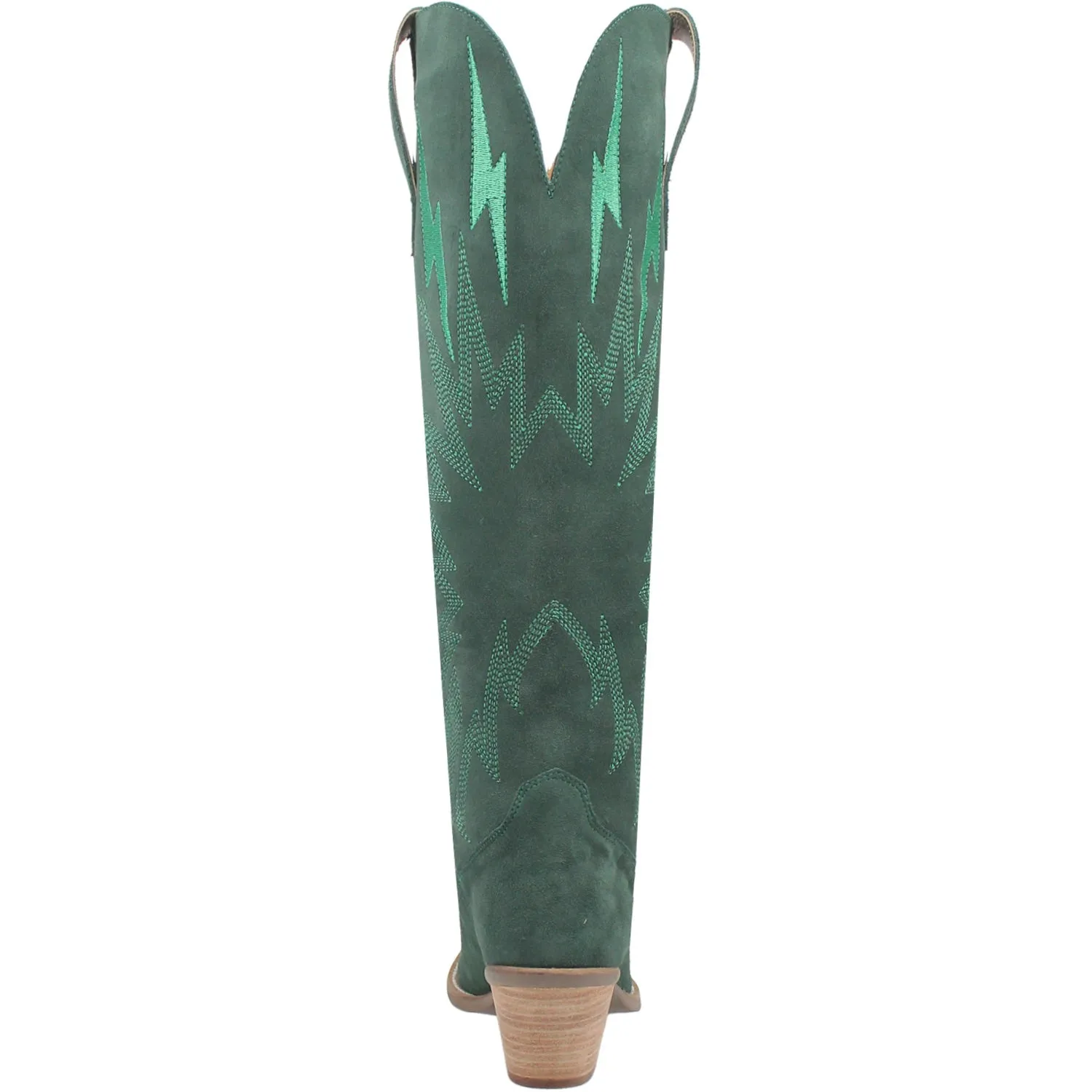 Dingo Womens Thunder Road Green Suede Fashion Boots