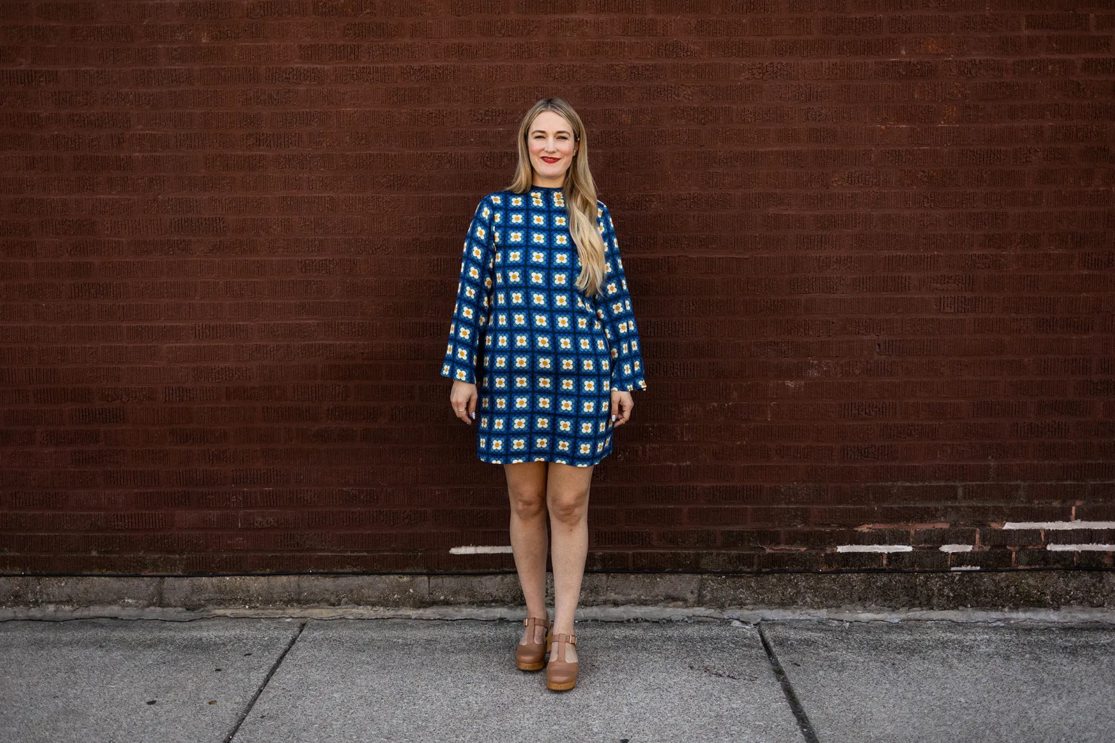 dove dress in crochet floral