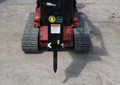 Erskine Mini Hydraulic Breaker | 8 kW & 12 kW Input Power | 4-9 GPM & 8-13 GPM Oil Flow Range | For Mini Skid Steer