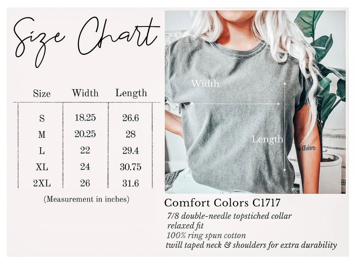 Fall Bold Tall Letter Comfort Color Wholesale Tee - Fast Shipping