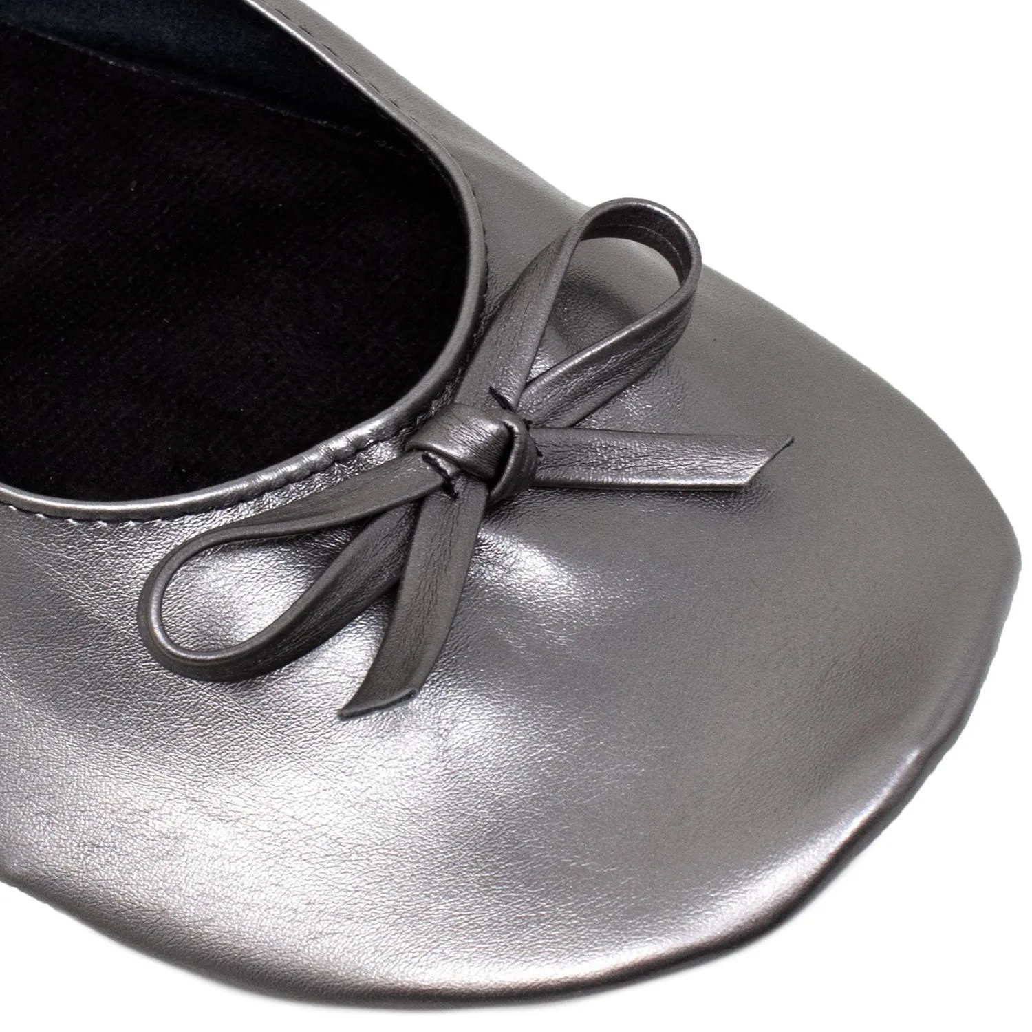 Foldable Ballet Flats Women's Travel Portable Comfortable Shoes Gray