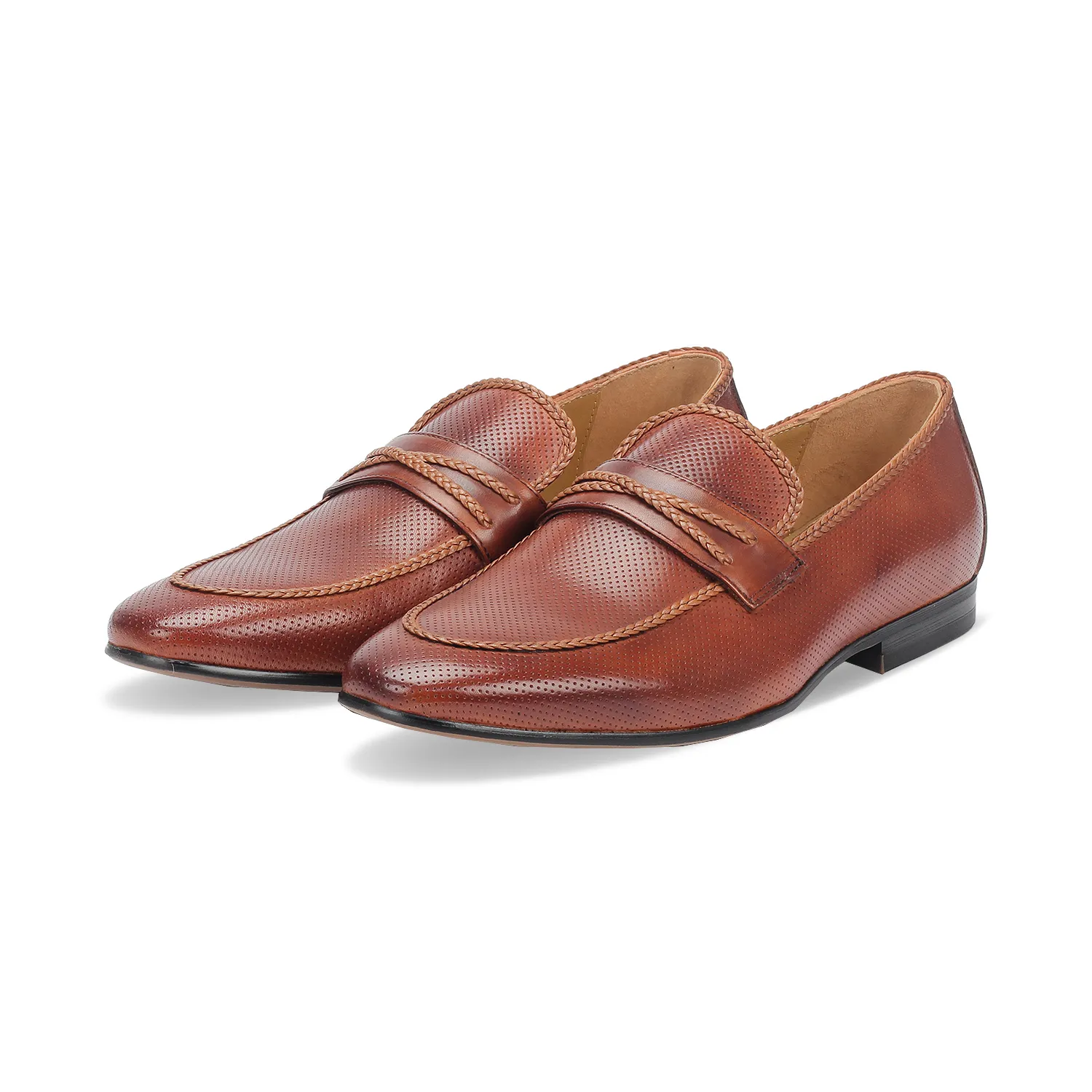 Gabriel almond Toe Perforated Men's Loafer