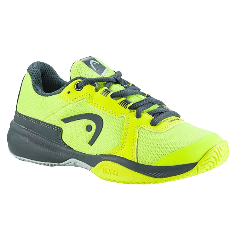 Head Sprint Yellow and Dark Slate Junior Tennis Shoes