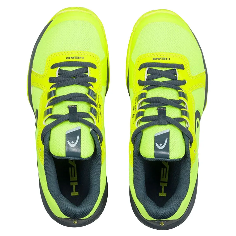 Head Sprint Yellow and Dark Slate Junior Tennis Shoes