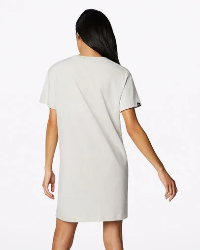 Heathered Short Sleeve T-Shirt Dress