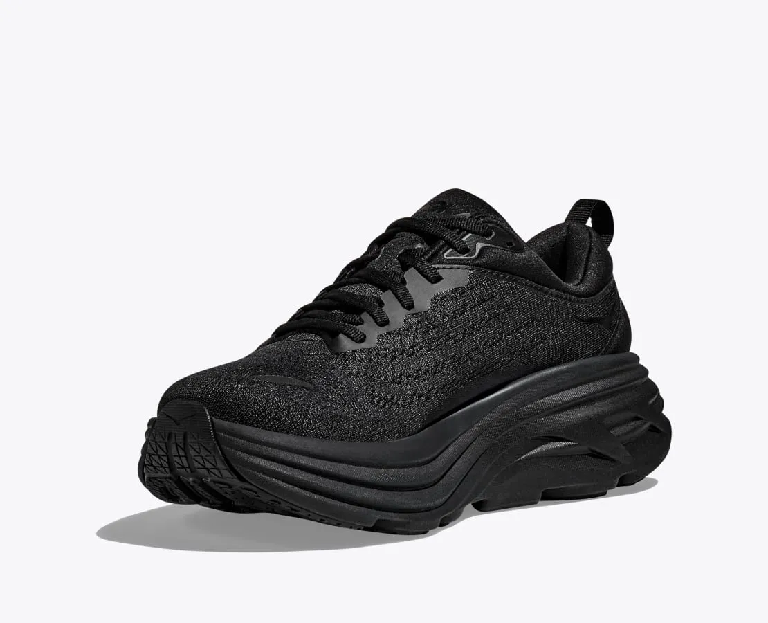 Hoka Mens Bondi 8 - Black/Black (1123202-BBLC)