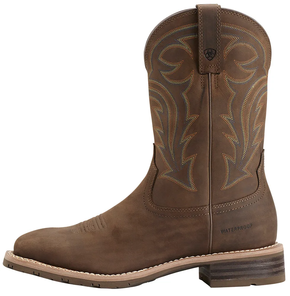 Hybrid Ranchero Embroidered Square Toe Cowboy Boots