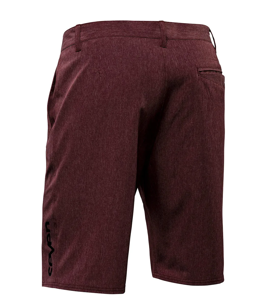 Hybrid Short - Maroon Heather