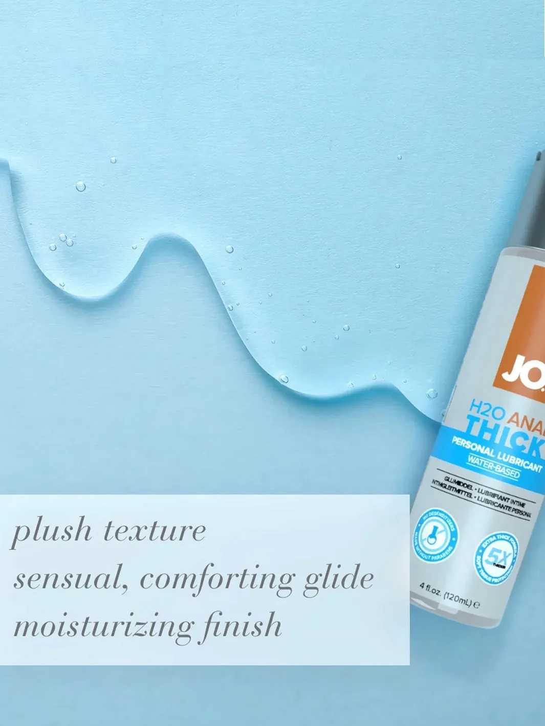 JO H2O Anal Thick Water-Based Lubricant