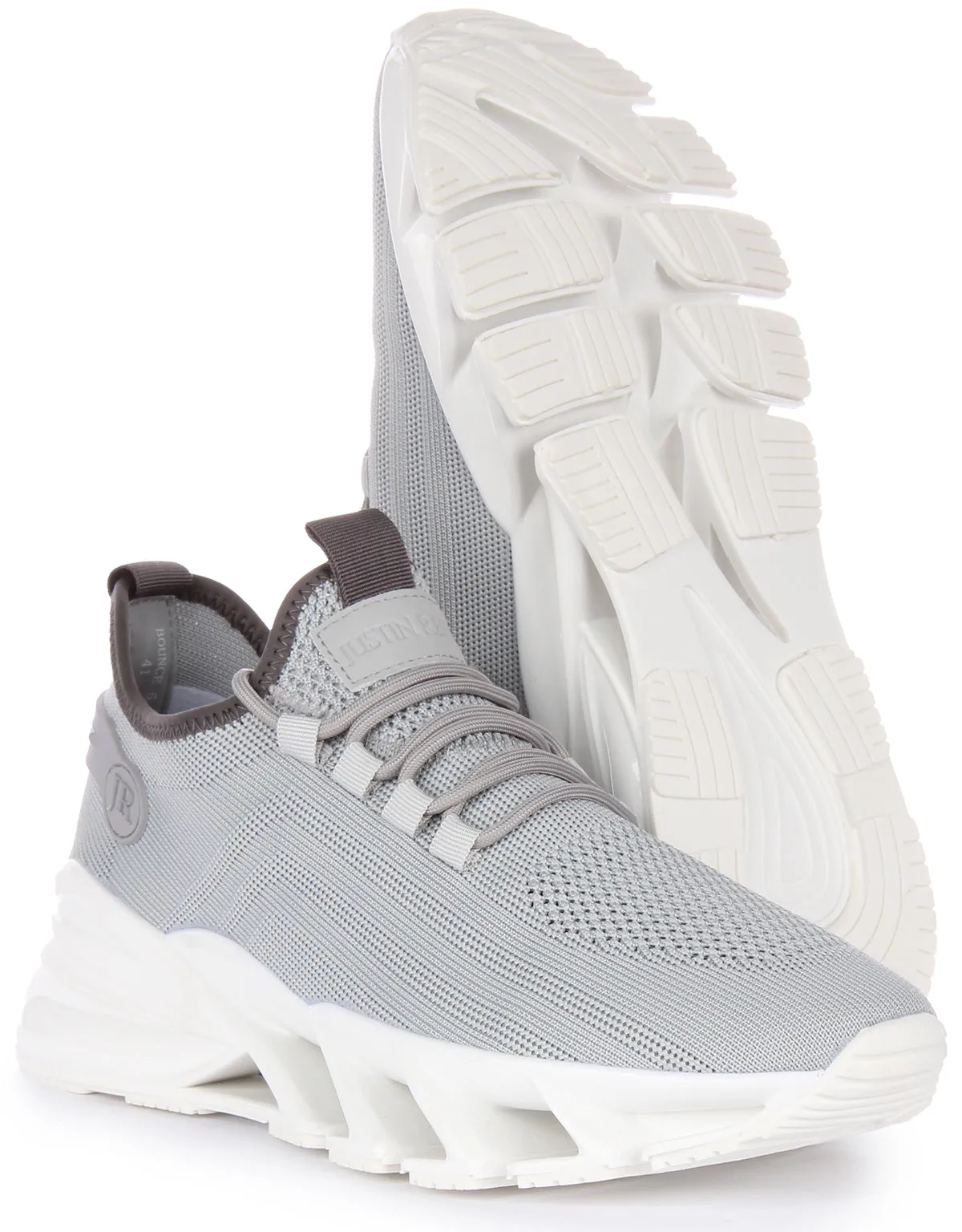 Justinreess England Bounce 5 Running Trainer In Grey