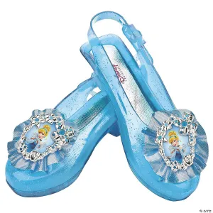 Kids Disney's Cinderella Blue Sparkle Jelly Shoes