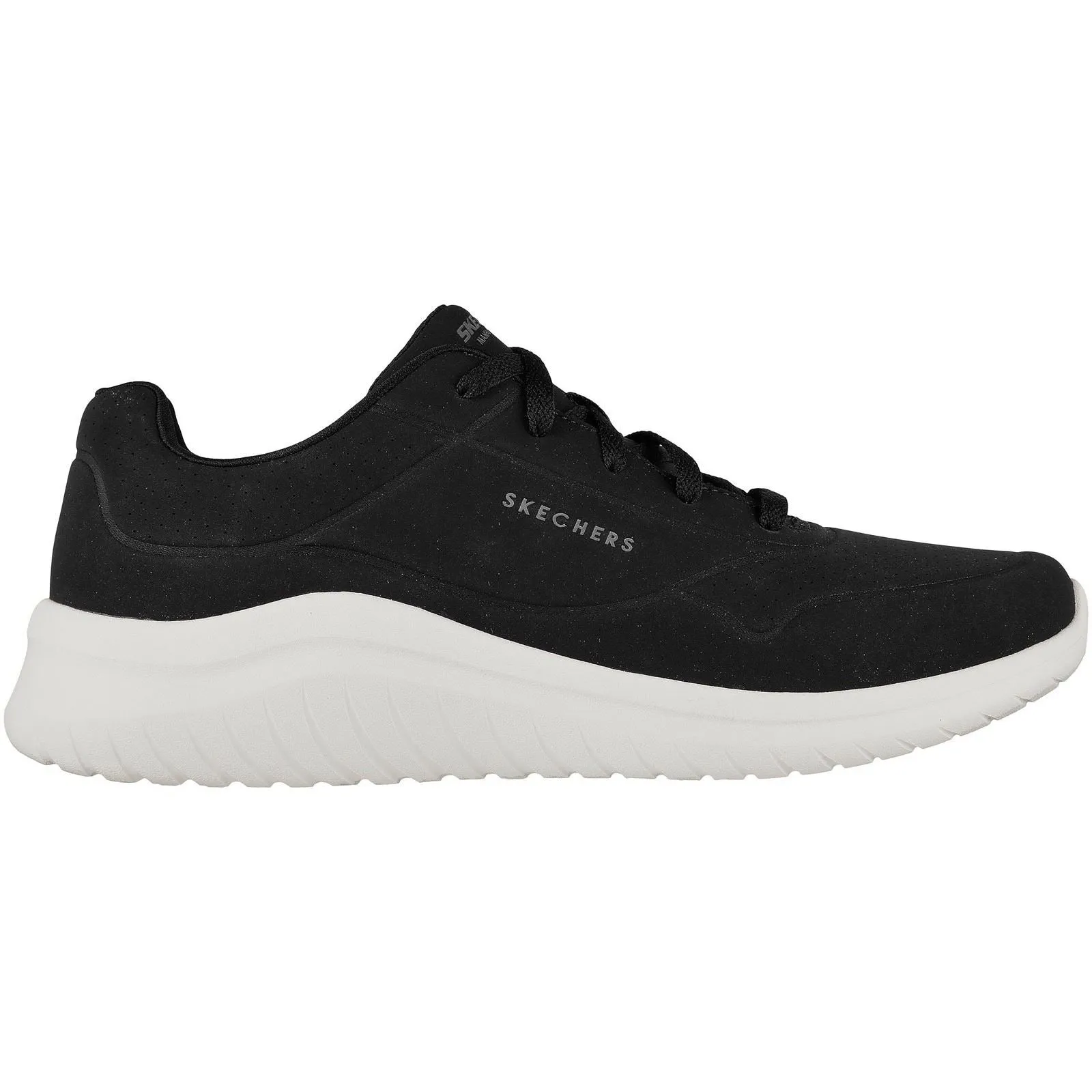 Men's Wide Fit Skechers 232209 Ultra Flex 2.0 Vicinity Sneakers - Black/White