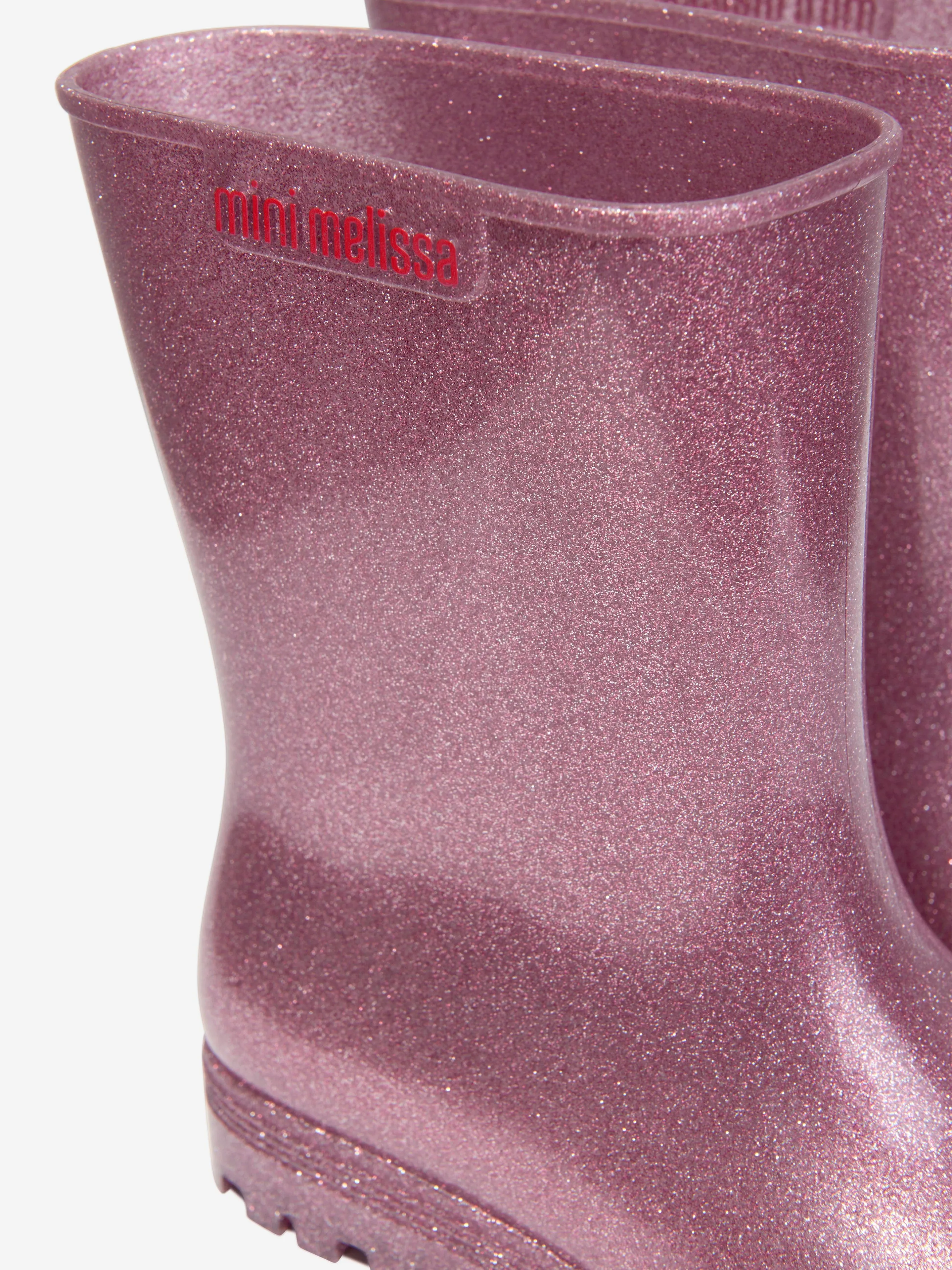 Mini Melissa Girls Welly Boots in Pink