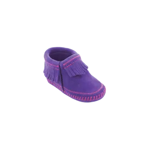 Minnetonka Kid's Riley Purple Bootie