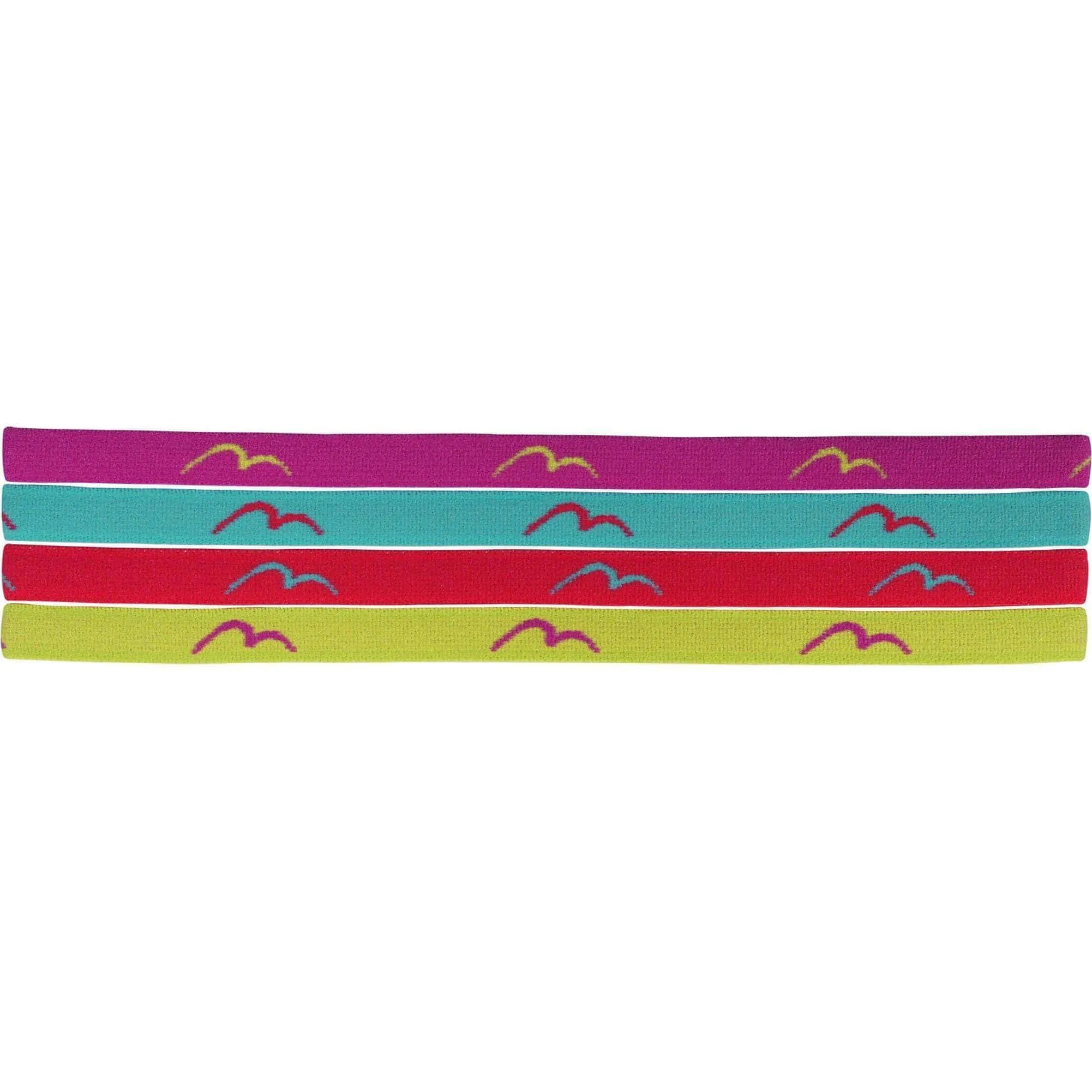 More Mile Tress Tamer  Hairbands (4 Pack) - Multi