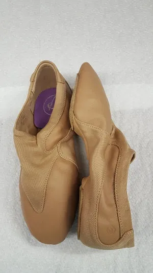 Motion -- Sueded Split Sole Jazz Shoe -- Tan