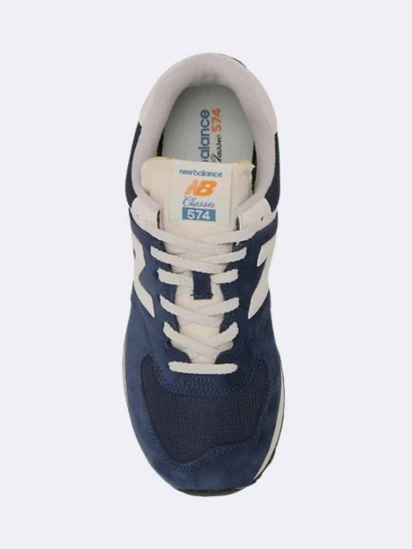 New Balance 574 Men Lifestyle Shoes Navy/Sea Salt