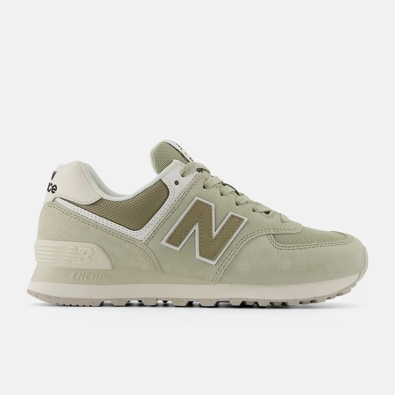 New Balance 574 Shoe - OLIVINE DARK STONEWARE TURTLEDOVE