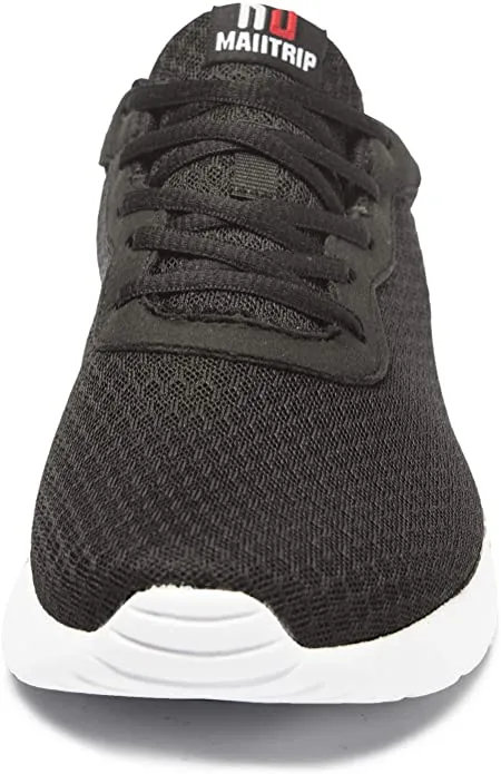 New Lightweight Breathable Sport Tennis Shoes in Black & White! Fits Women 13.5, Men's 11.5