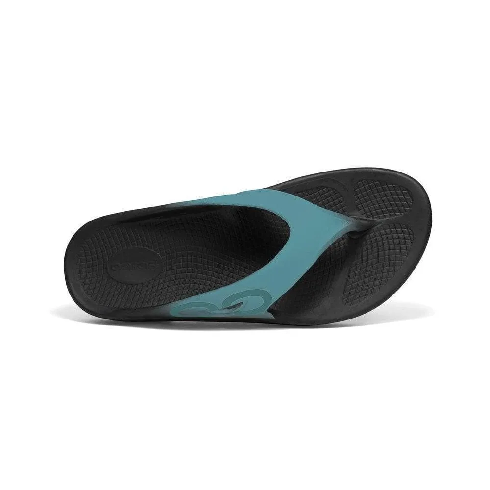 Oofos Womens Ooriginal Sport Sandal Aqua