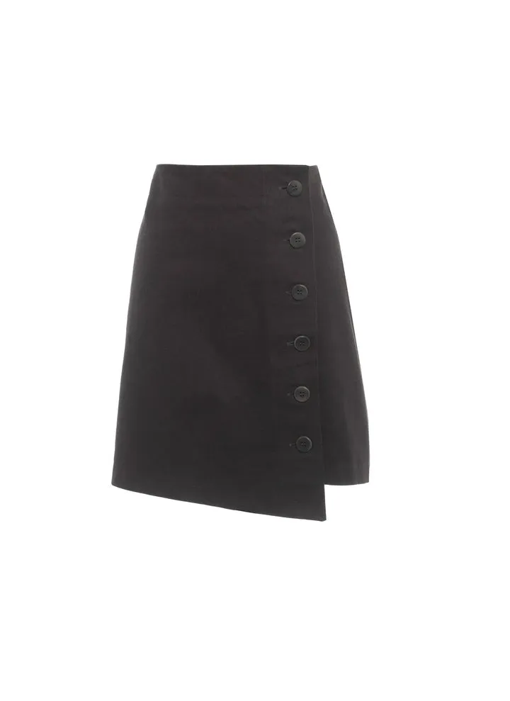 Organic Cotton Asymmetric Skirt by Onesta