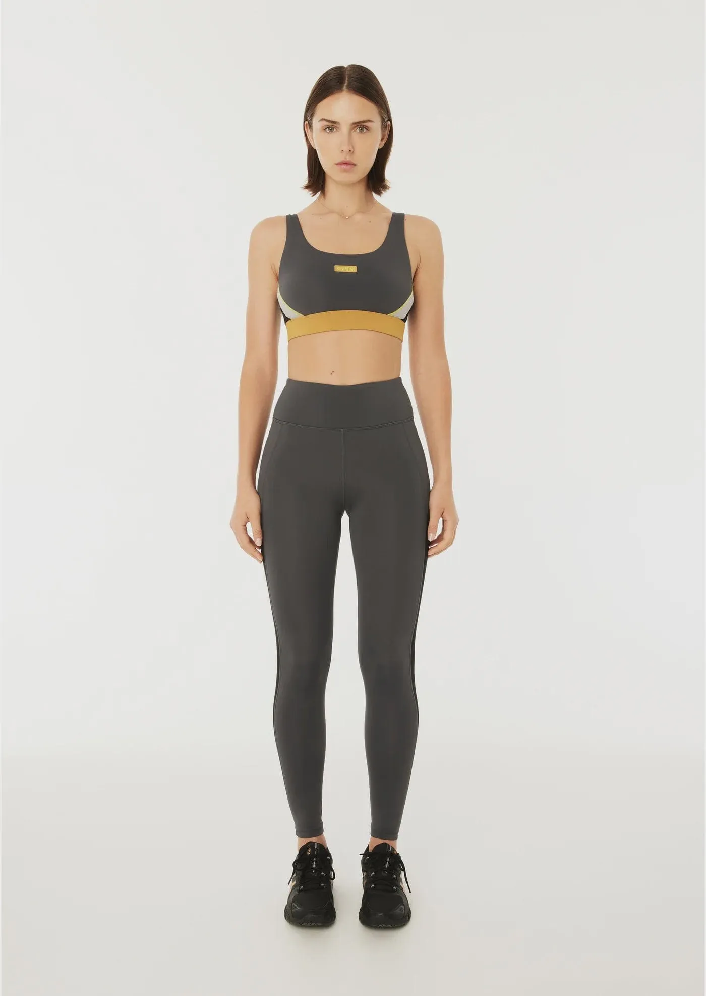 P.E Nation | Ricochet Full Length Legging - Dark Shadow