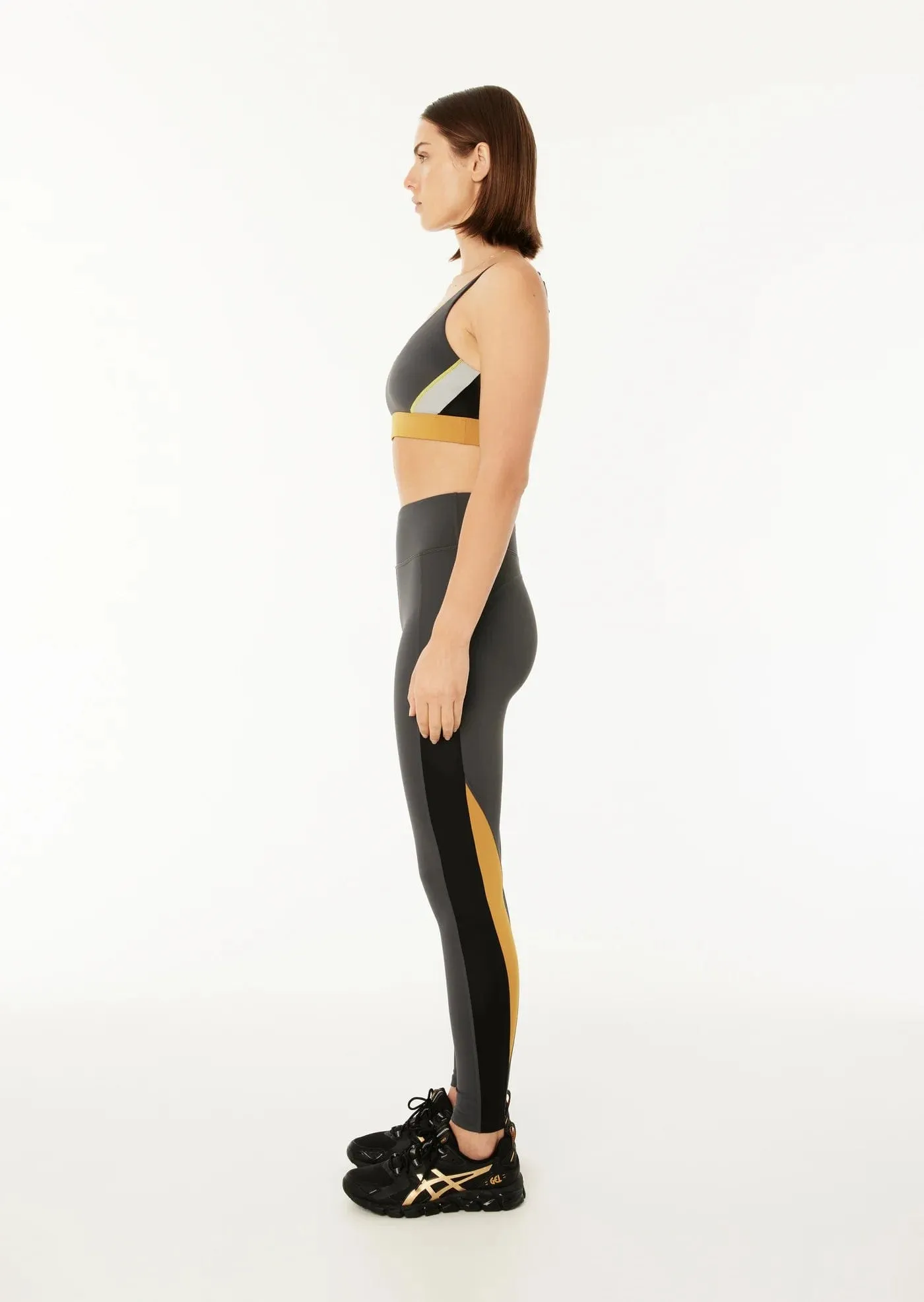 P.E Nation | Ricochet Full Length Legging - Dark Shadow