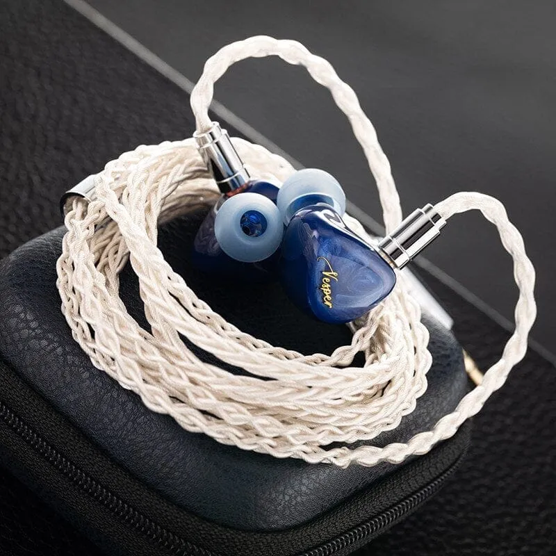 QoA Vesper2 / Vesper 2 1DD 1 Knowles BA Hybrid Driver In-Ear Earphone Monitor